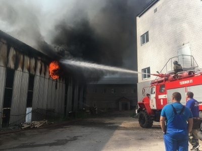 Пожар в Касимове тушили 6 расчётов