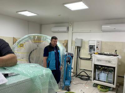 В приёмном отделении Рязанской ОКБ меняют томограф