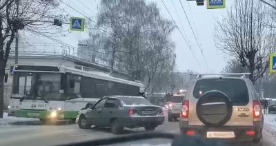 В Рязани произошло ДТП на улице Новой