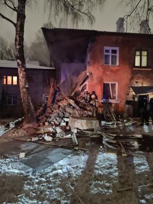При взрыве газа в жилом доме в Рязани пострадали два человека