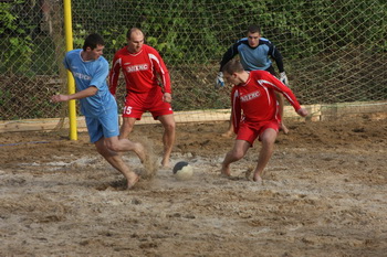На стадионе «Авиатор» стартовал чемпионат Рязанской области по пляжному футболу