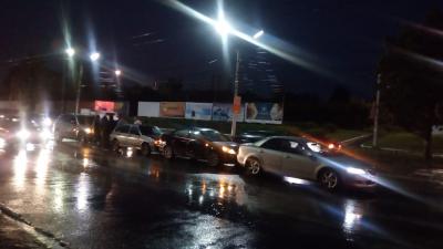 На Московском шоссе в Рязани произошло массовое ДТП