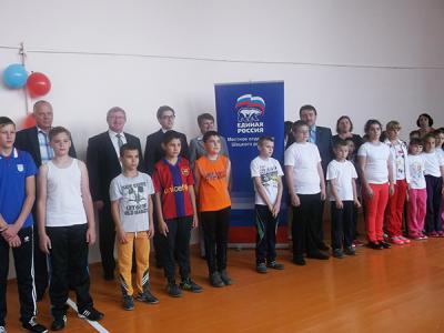 В сельских школах Рязанщины открываются обновлённые спортзалы