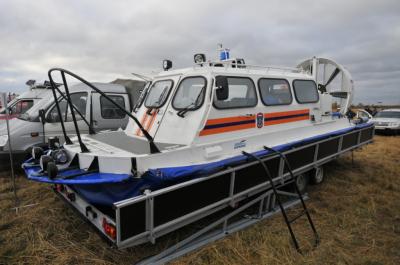 Рязанские спасатели обзавелись катером на воздушной подушке