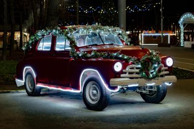 Рязанский Лесопарк украшают к Новому году