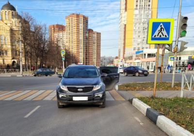 В Горроще Рязани иномарка сбила пешехода-нарушителя