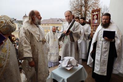 В Вышенском монастыре освятили Казанский собор