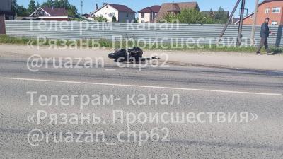 Рязанцы сообщили о гибели мотоциклиста в Полянах
