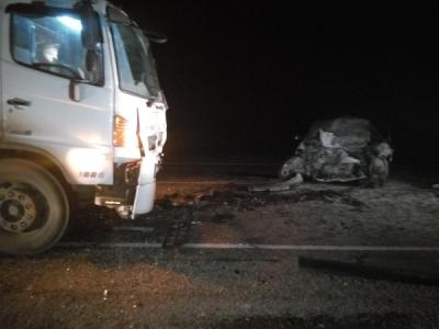 В лобовом столкновении грузовика и легковушки под Скопином погиб человек