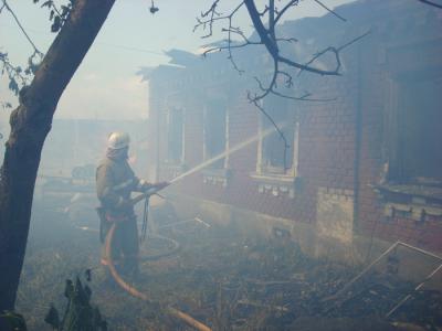Пожару в селе Заокское Рязанского района был присвоен повышенный номер сложности