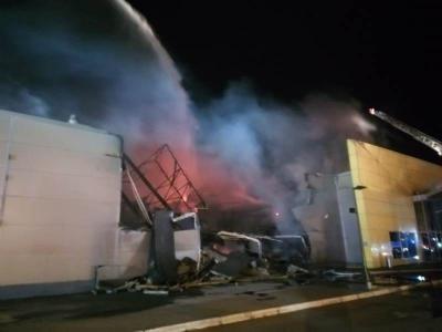 Появилось видео начала пожара в ТРЦ «М5 Молл» в Рязани