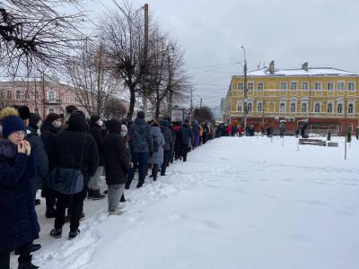 Стало известно число задержанных в Рязани 23 января