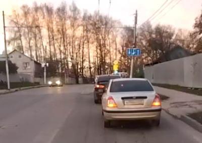 Рязанцы рассказали о необычной пробке