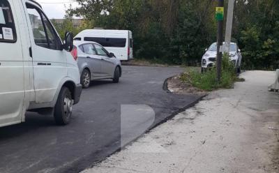 Жителей Скопина огорчил новый асфальт на дороге