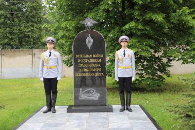 В Рязани открылся памятник ветеранам войны и сотрудникам правопорядка