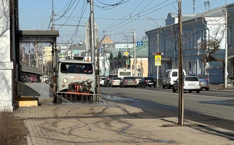 Ограждения на дорогах Рязани начнут промывать в апреле