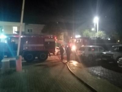 В Рыбновской больнице загорелся подвал