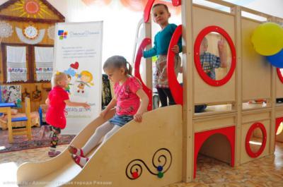 Фонд «ДетскиеДомики» подарил детсаду №65 в Рязани сенсорное оборудование