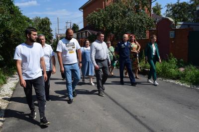 В Рязани отремонтировали участок по улице Кутузова