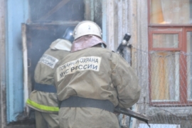 В Рязани горел четырёхквартирный дом