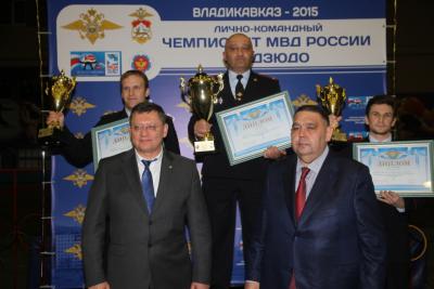 Команда рязанских полицейских заняла второе место на Чемпионате МВД по дзюдо