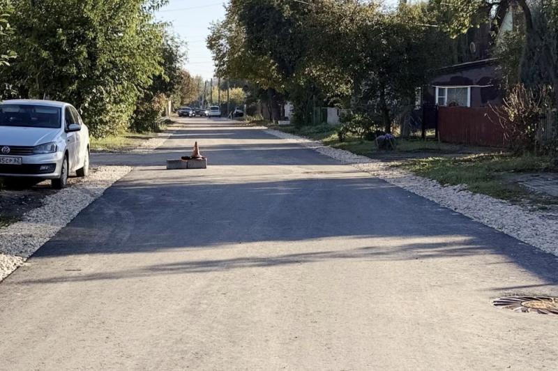 В Рязани отремонтировали улицу Пойменную