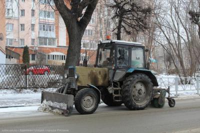 В ночь на 19 февраля запланирован вывоз снега с трёх улиц Рязани