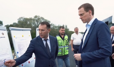 Павел Малков осмотрел ход ремонта Северной окружной дороги и проезда Шабулина