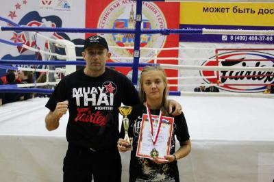 Юная рязанка победила на Всероссийском турнире по тайскому боксу
