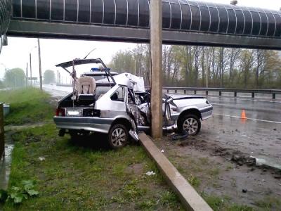 В Рязанском районе произошло ДТП, в котором пострадали три человека, включая маленького ребёнка