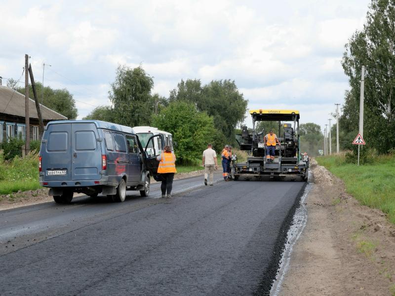 АО «Рязаньавтодор» продолжает приводить в порядок трассу Восход–Ермишь
