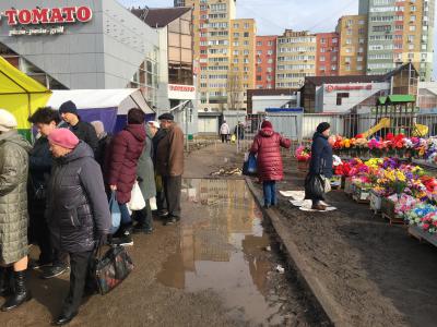 Рязанцы пожаловались на грязь на площади Новаторов