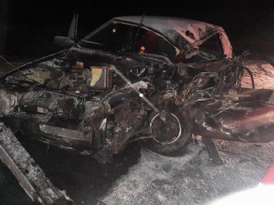 Близ Шилово ВАЗ-2114 влетел в грузовик, пострадал водитель легковушки