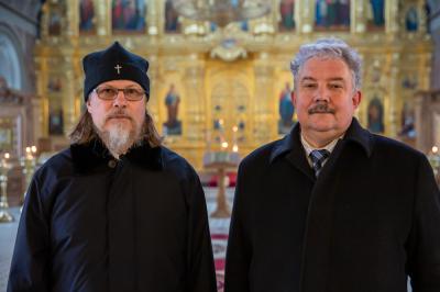 Митрополит Марк провёл экскурсию для Сергея Бабурина в Рязанском кремле