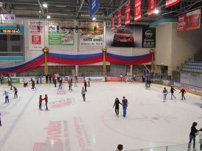 «Единая Россия» покатала на коньках сапожковских школьников