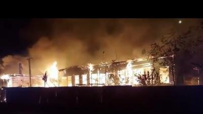 Рязанское МЧС рассказало о пожаре в Клепиковском районе