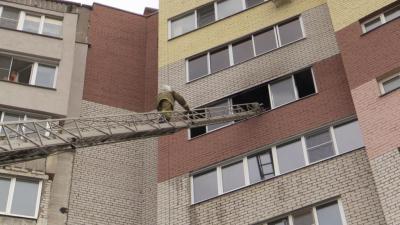 В доме на улице 3 Бутырки в Рязани сгорел балкон