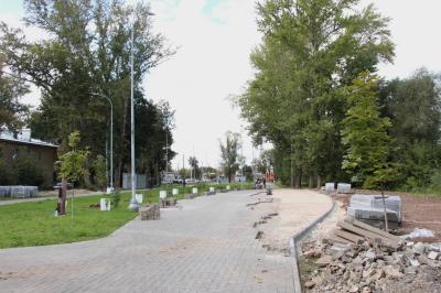 В Рязани благоустраивают Гвардейский сквер