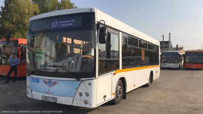 В Рязани на маршрут №17 вышли девять автобусов