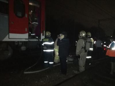 Рязанские пожарные ликвидировали возгорание в вагоне поезда Воронеж-Москва