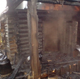 На минувших выходных в Сараевском районе сгорел жилой дом, а баня утратила кровлю