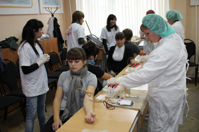 Студенты Рязанского госуниверситета вновь стали донорами