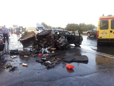 В авариях на Солотчинской трассе пострадали четверо человек