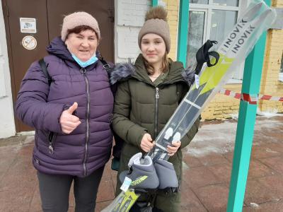 Активисты ОНФ исполнили мечту юной рязанки, попросившей у Путина лыжи