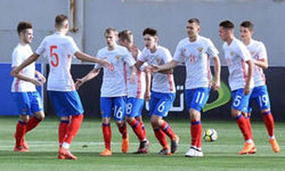 Юношеская футбольная сборная России с рязанцем в составе крупно победила на турнире в Дубае