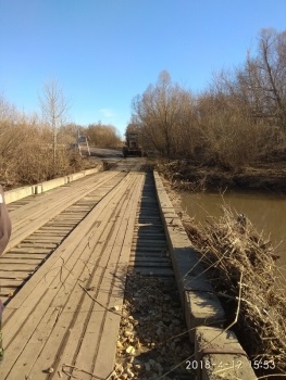 Два моста в Кораблинском районе освободились от воды