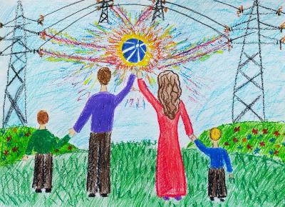 В «Россети Центр» подвели итоги масштабного конкурса рисунков «Работа энергетиков глазами детей»