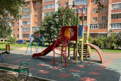 В Канищево Рязани открыли три новые детские площадки