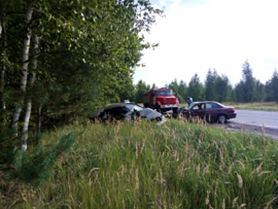 В серьёзной аварии близ Шилово погибли три человека