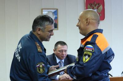 Рязанским спасателям оказаны знаки внимания от властей и вышестоящего руководства